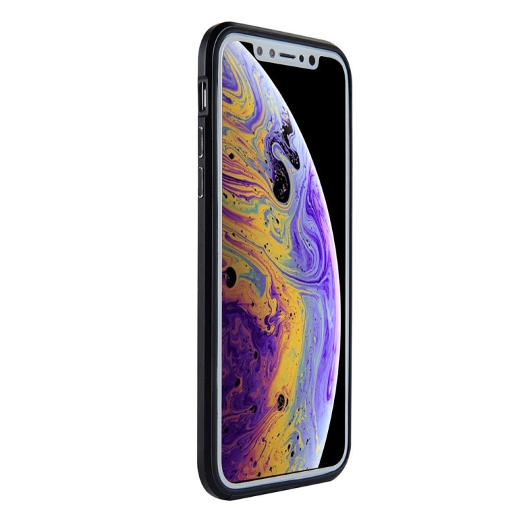 For iPhone X / XS SULADA Shockproof TPU + Aluminum Alloy Frame Case