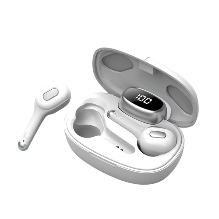 Langsdom T9S TWS Bluetooth 5.0 Wireless Bluetooth Earphone with Charging Box & Digital Display, Support HD Call & Voice Assistant