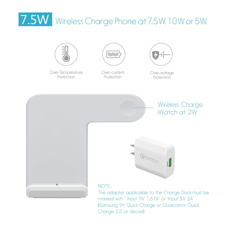 F11 Vertical Magnetic Wireless Charger for QI Charging Standard Mobile Phones & Apple Watch Series