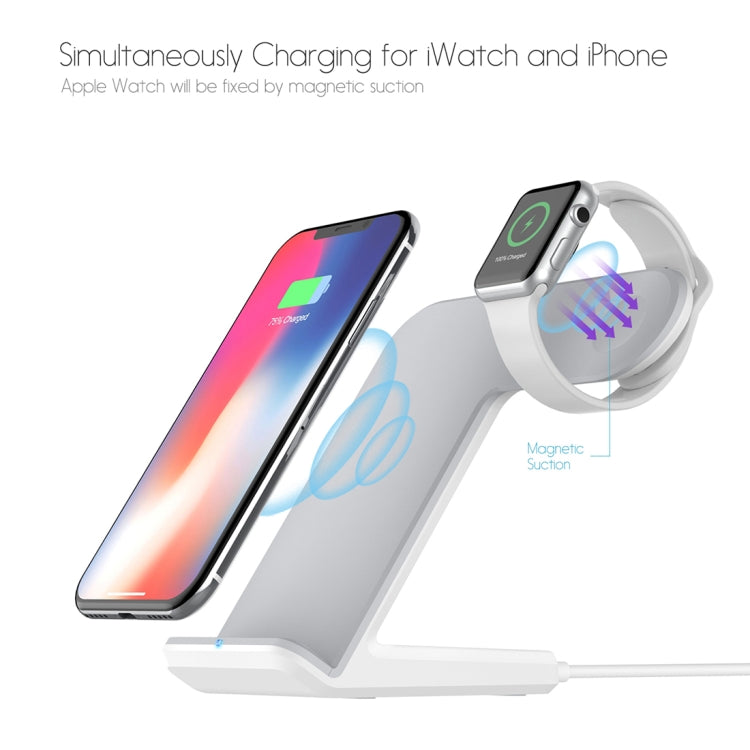 F11 Vertical Magnetic Wireless Charger for QI Charging Standard Mobile Phones & Apple Watch Series