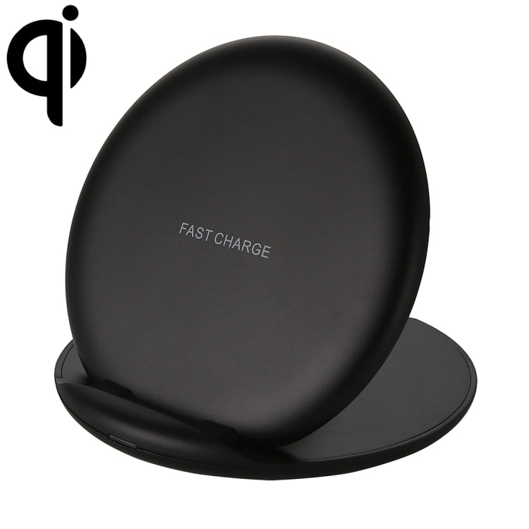Q900 QI Three Coil Vertical Round Foldable Wireless Charger with Mobile Phone Holder
