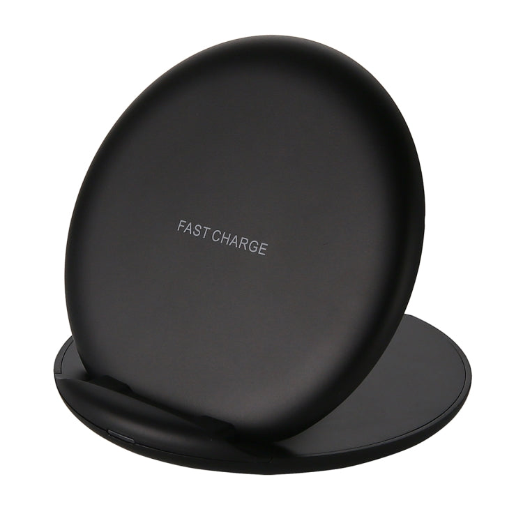 Q900 QI Three Coil Vertical Round Foldable Wireless Charger with Mobile Phone Holder