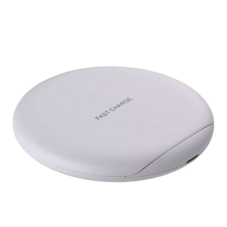 Q900 QI Three Coil Vertical Round Foldable Wireless Charger with Mobile Phone Holder
