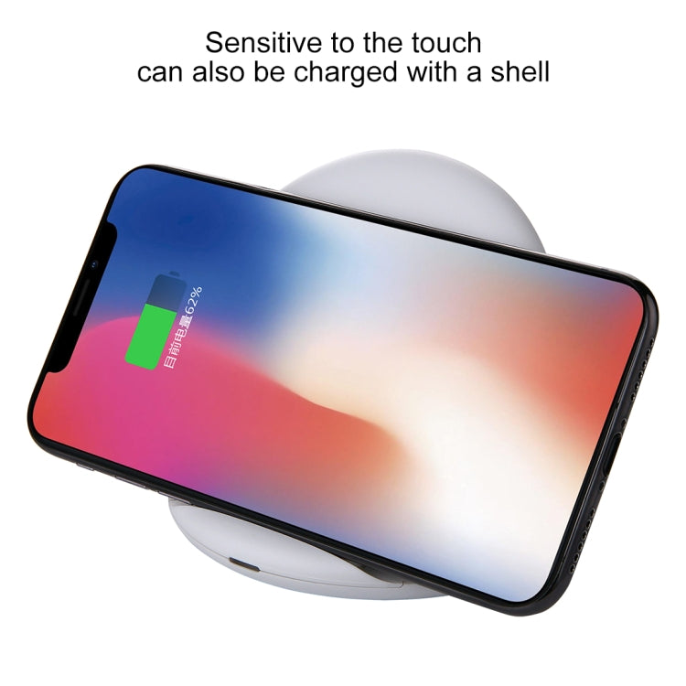 Q900 QI Three Coil Vertical Round Foldable Wireless Charger with Mobile Phone Holder