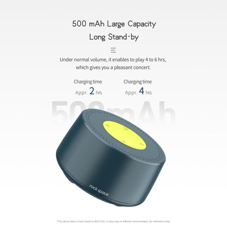 ROCK S23 Bluetooth 4.2 Portable Mini Bluetooth Speaker with Microphone (Blue)