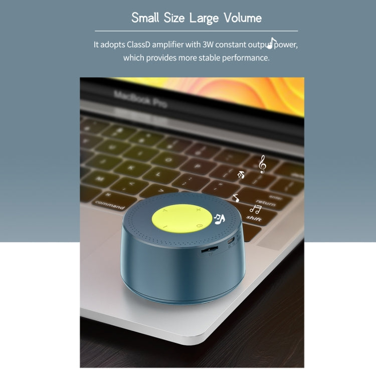 ROCK S23 Bluetooth 4.2 Portable Mini Bluetooth Speaker with Microphone (Blue)