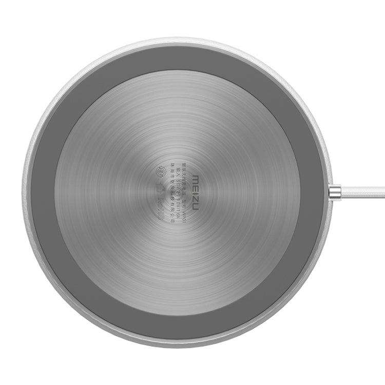 Meizu WP01 10W Round Wireless Charger for Wireless Charging Standard Devices, Length: 1m(White)