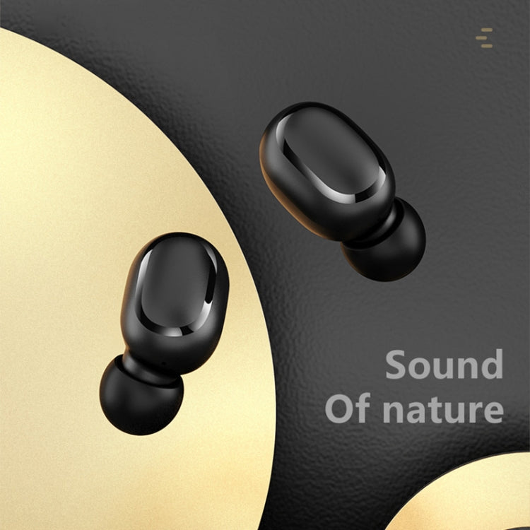 KONKA KT10 TWS CVC8.0 Noise Reduction Touch Smart Digital Display Bluetooth Earphone with Charging Box, Support Siri(Black)