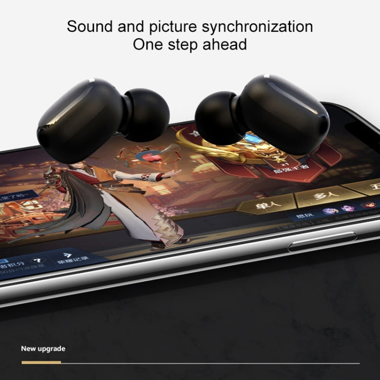 KONKA KT10 TWS CVC8.0 Noise Reduction Touch Smart Digital Display Bluetooth Earphone with Charging Box, Support Siri(Black)