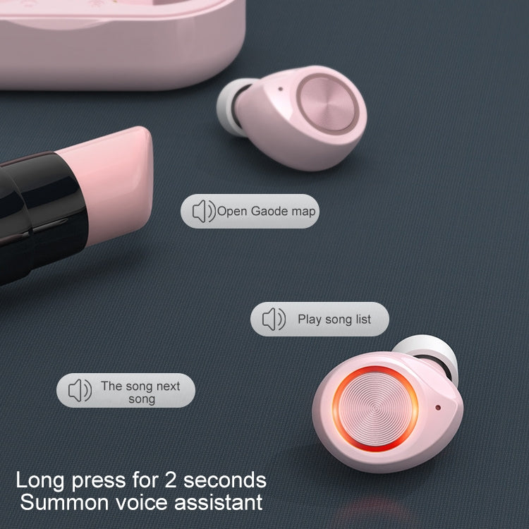 TW60 TWS Bluetooth 5.0 Touch Wireless Bluetooth Sports Earphone with Charging Box, Support Voice Assistant & Call