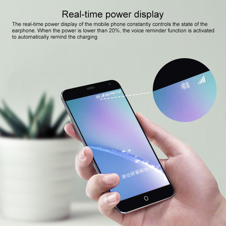 J3 TWS IPX54 Waterproof Dustproof Touch In-ear Wireless Bluetooth Earphone with Charging Box, Support HD Call & Real-time Power Display