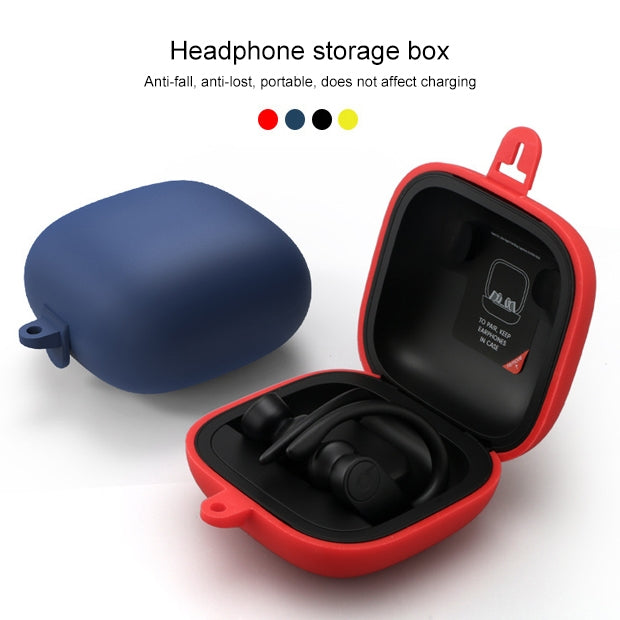 Solid Color Silicone Wireless Bluetooth Earphone Protective Case for Beats Powerbeats Pro