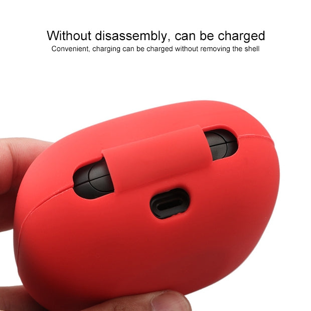 Solid Color Silicone Wireless Bluetooth Earphone Protective Case for Beats Powerbeats Pro