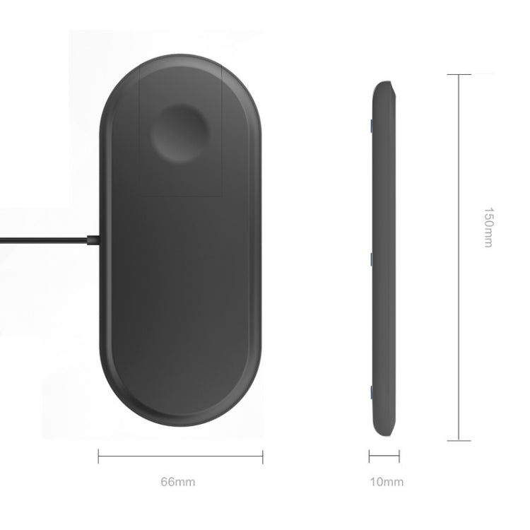 W22 Qi Standard Quick Wireless Charger 2W / 10W, For iPhone, Galaxy, Xiaomi, Google, LG, Apple Watch 3 & 2 & 1  and other QI Standard Smart Phones