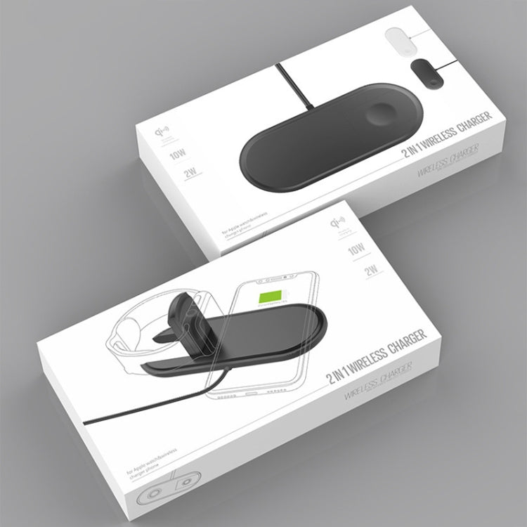W22 Qi Standard Quick Wireless Charger 2W / 10W, For iPhone, Galaxy, Xiaomi, Google, LG, Apple Watch 3 & 2 & 1  and other QI Standard Smart Phones