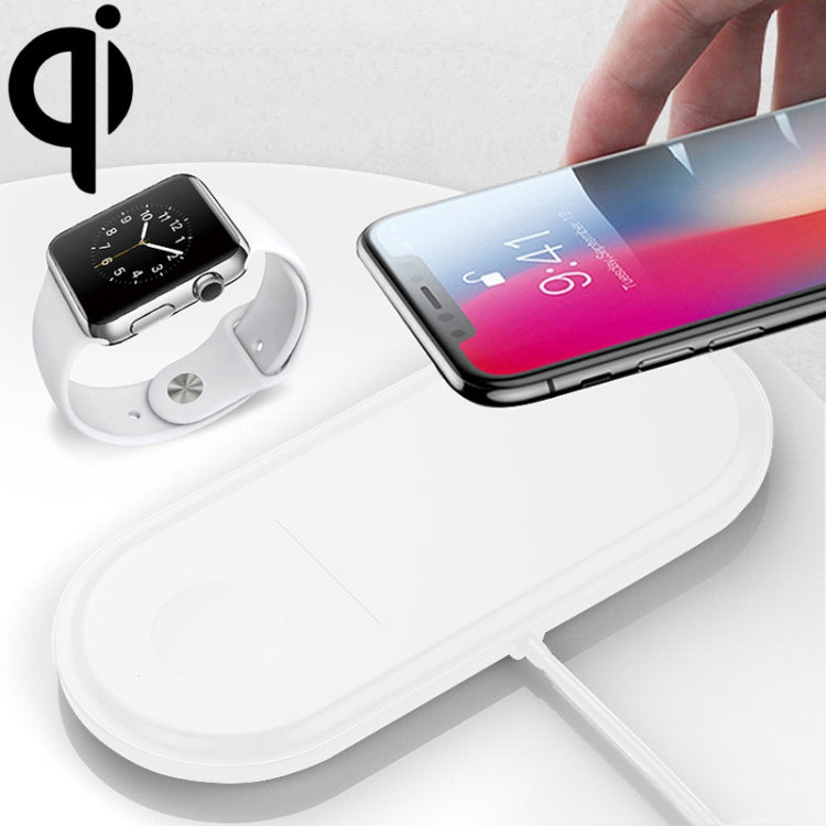 W22 Qi Standard Quick Wireless Charger 2W / 10W, For iPhone, Galaxy, Xiaomi, Google, LG, Apple Watch 3 & 2 & 1  and other QI Standard Smart Phones