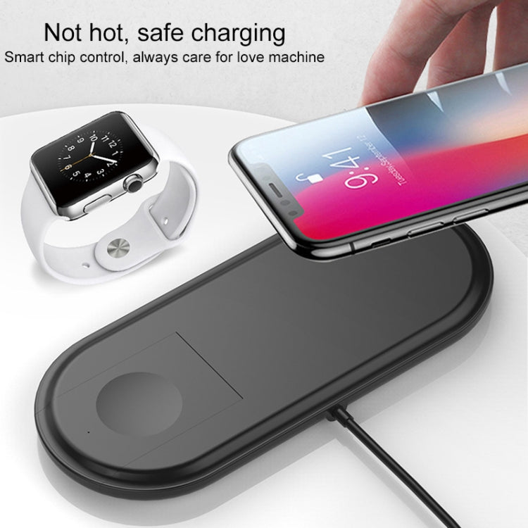 W22 Qi Standard Quick Wireless Charger 2W / 10W, For iPhone, Galaxy, Xiaomi, Google, LG, Apple Watch 3 & 2 & 1  and other QI Standard Smart Phones
