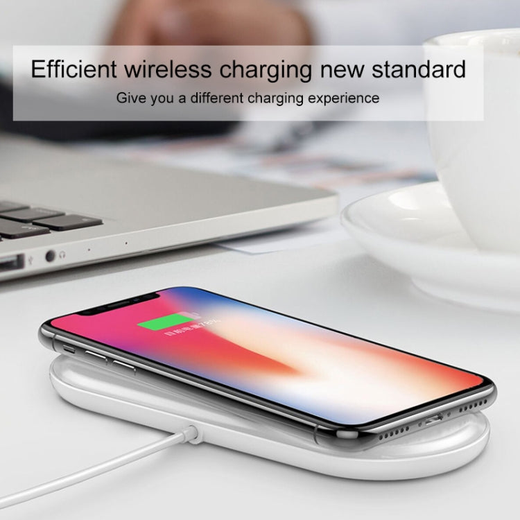 W22 Qi Standard Quick Wireless Charger 2W / 10W, For iPhone, Galaxy, Xiaomi, Google, LG, Apple Watch 3 & 2 & 1  and other QI Standard Smart Phones