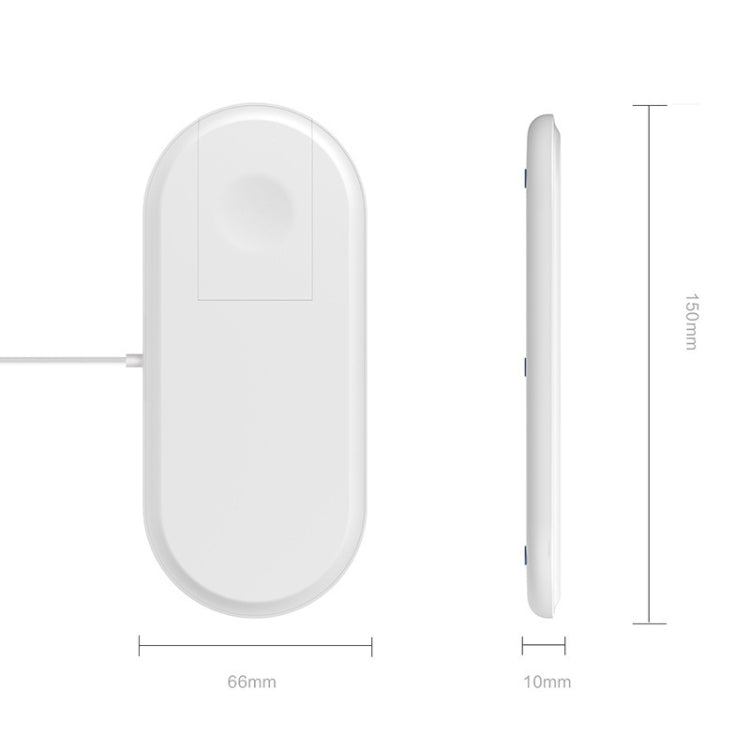 W22 Qi Standard Quick Wireless Charger 2W / 10W, For iPhone, Galaxy, Xiaomi, Google, LG, Apple Watch 3 & 2 & 1  and other QI Standard Smart Phones