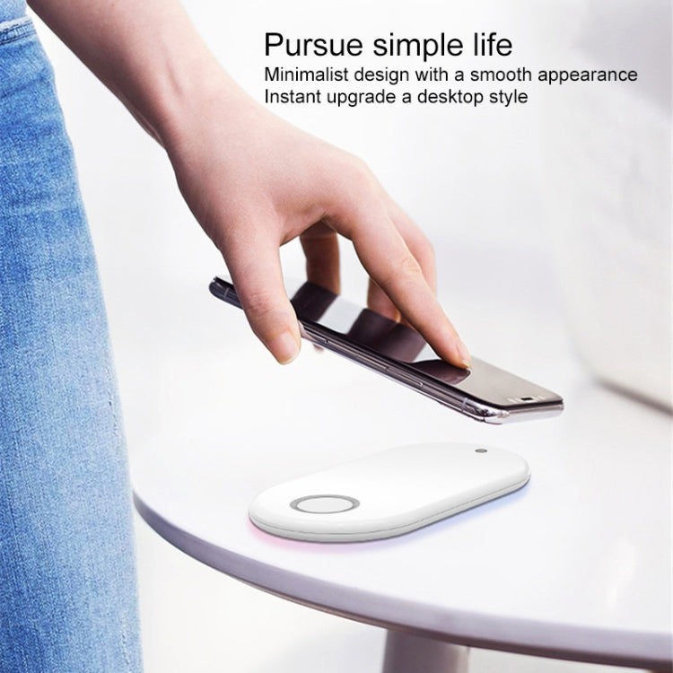 Qi Standard Quick Wireless Charger 10W, For iPhone, Galaxy, Xiaomi, Google, LG, Apple Watch, AirPods and other QI Standard Smart Phones(White)