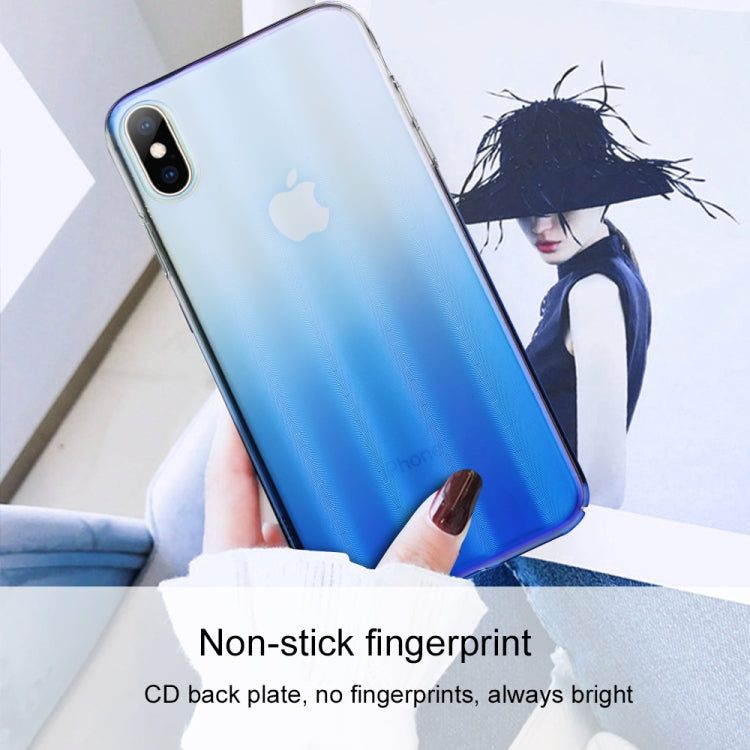 For iPhone X / XS SULADA Shockproof Nano Color Electroplating Auroral Treatment + PC Case