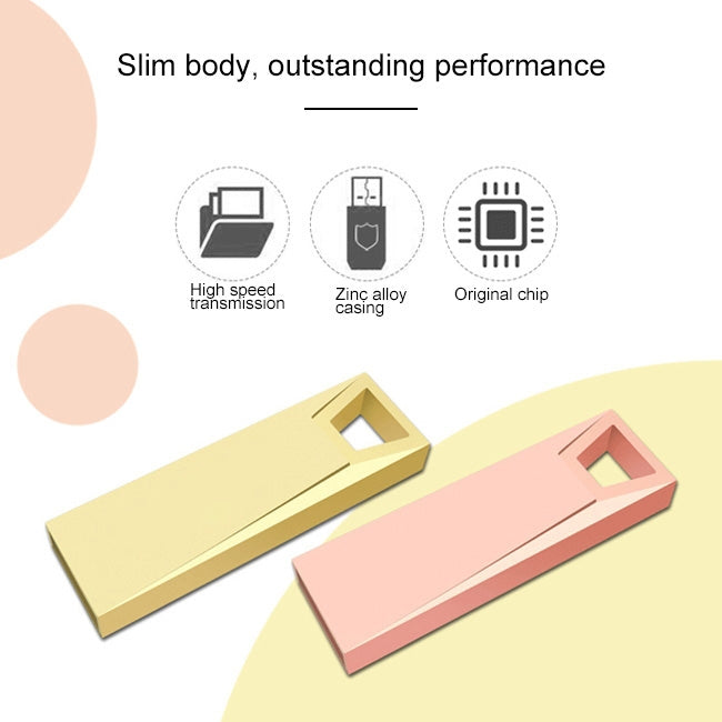 16GB USB 3.0 High-speed Interface Metal Waterproof Flash Disk