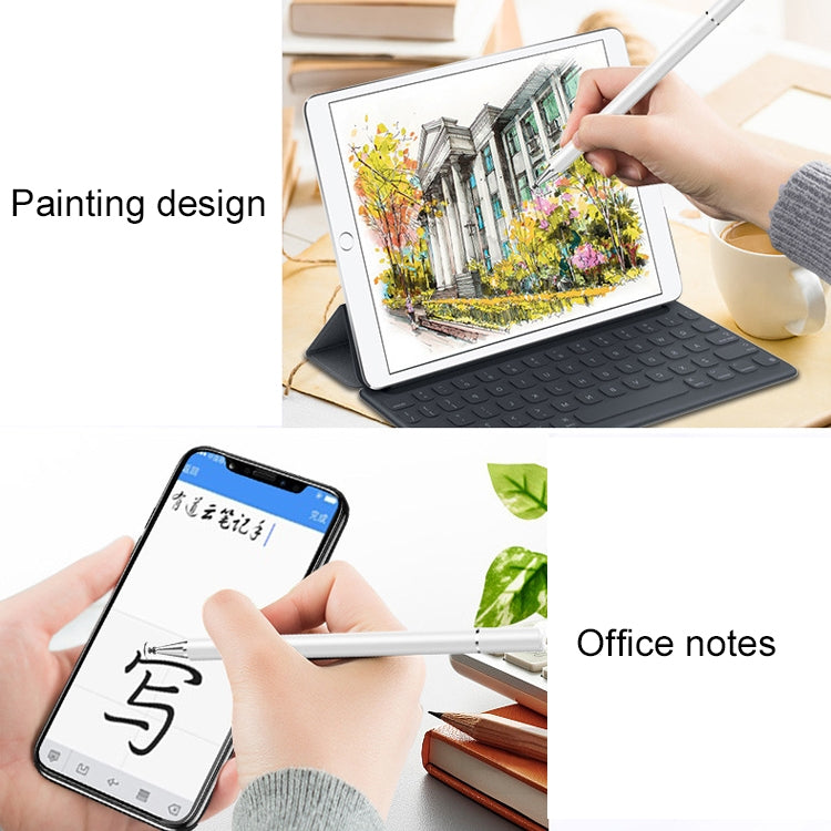 Passive Capacitive Pen Touch Screen Stylus Pen(White)