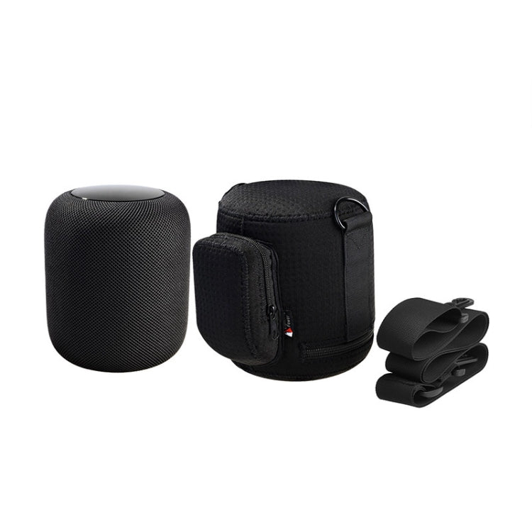Portable Neoprene Anti-collision Waterproof Storage Bag for Apple HomePod Speaker (Black)