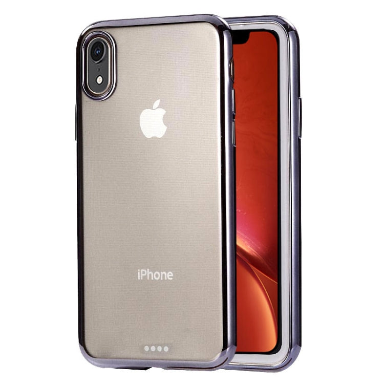 For iPhone XR Ultra-thin Electroplating TPU Protective Case