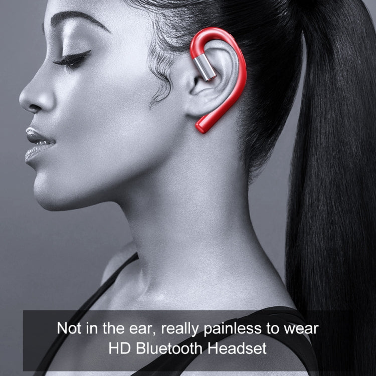 ipipoo NP-1 Bluetooth V4.2 Ear-hook HD Wireless Business Earphone with Mic(White)