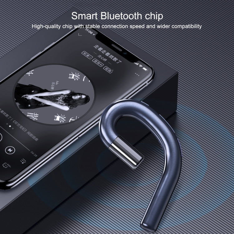 ipipoo NP-1 Bluetooth V4.2 Ear-hook HD Wireless Business Earphone with Mic(White)