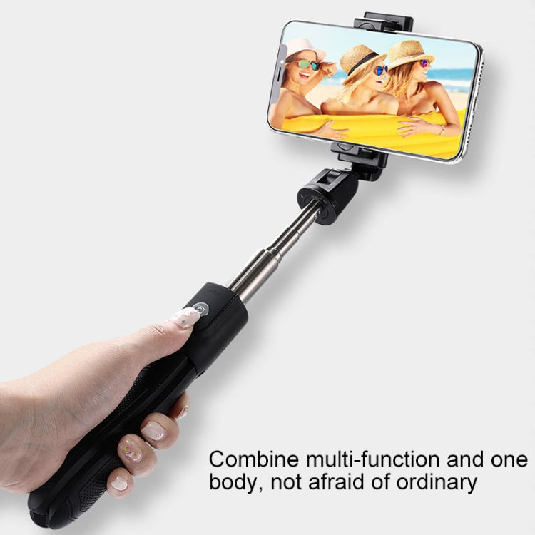 Mai Appearance K06 Multi-function Live Broadcast Mobile Bluetooth Self-timer Pole Tripod (Black)