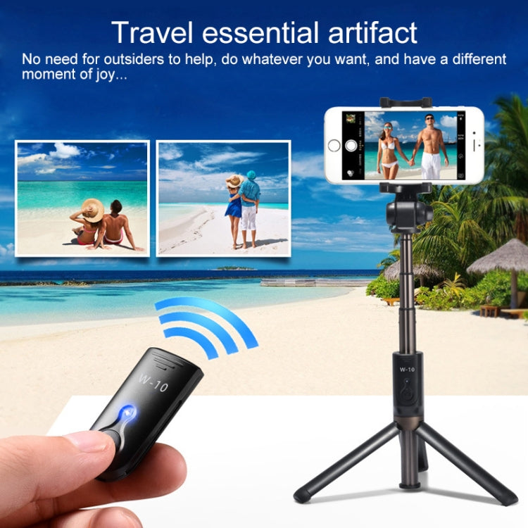 JUNDNE W-10 Multi-function Adjustable Mobile Bluetooth Self-timer Pole Tripod