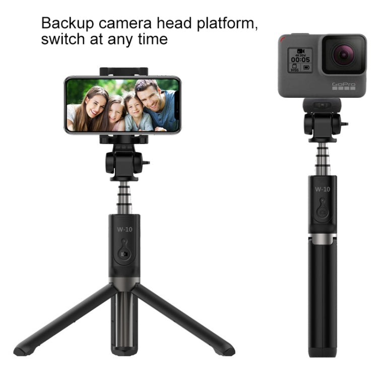 JUNDNE W-10 Multi-function Adjustable Mobile Bluetooth Self-timer Pole Tripod