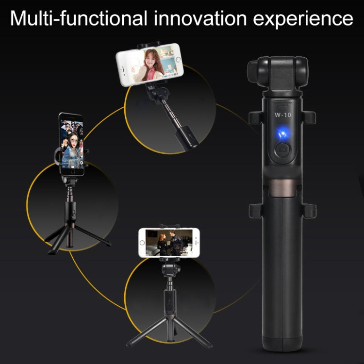 JUNDNE W-10 Multi-function Adjustable Mobile Bluetooth Self-timer Pole Tripod
