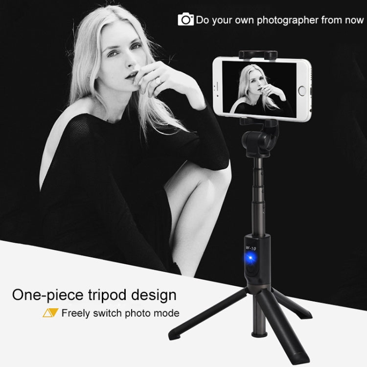 JUNDNE W-10 Multi-function Adjustable Mobile Bluetooth Self-timer Pole Tripod
