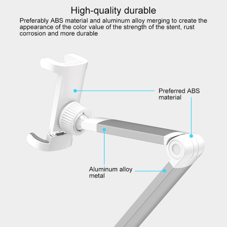 SSKY X1 Multi-function Live Broadcast Mobile Silica Gel Desktop Bracket Bedside Holder
