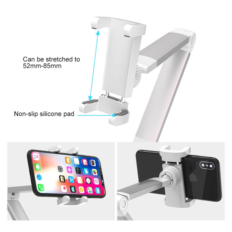SSKY X1 Multi-function Live Broadcast Mobile Silica Gel Desktop Bracket Bedside Holder