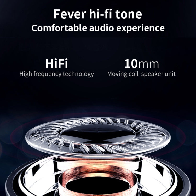 V5-TWS Bluetooth V5.0 Wireless Stereo Headset with Charging Case, Support Intelligent Pairing & Siri Voice(Black)