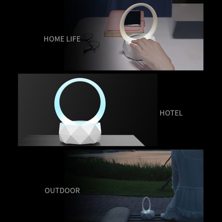 LY-Y1 Stereo Wireless Bluetooth Speaker with Colorful Atmosphere Light