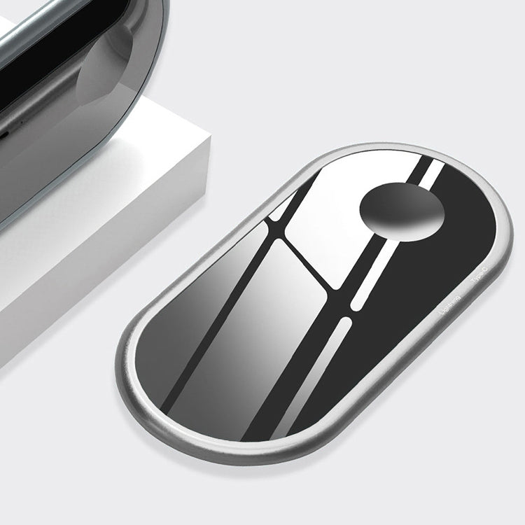 F1 Qi Standard Quick Wireless Charger 7.5W / 10W, For iPhone, Galaxy, Xiaomi, Google, LG, Apple Watch 4 & 3 & 2 & 1 and other QI Standard Smart Phones(Silver)