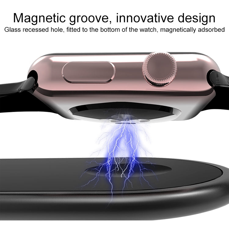 F1 Qi Standard Quick Wireless Charger 7.5W / 10W, For iPhone, Galaxy, Xiaomi, Google, LG, Apple Watch 4 & 3 & 2 & 1 and other QI Standard Smart Phones(Silver)