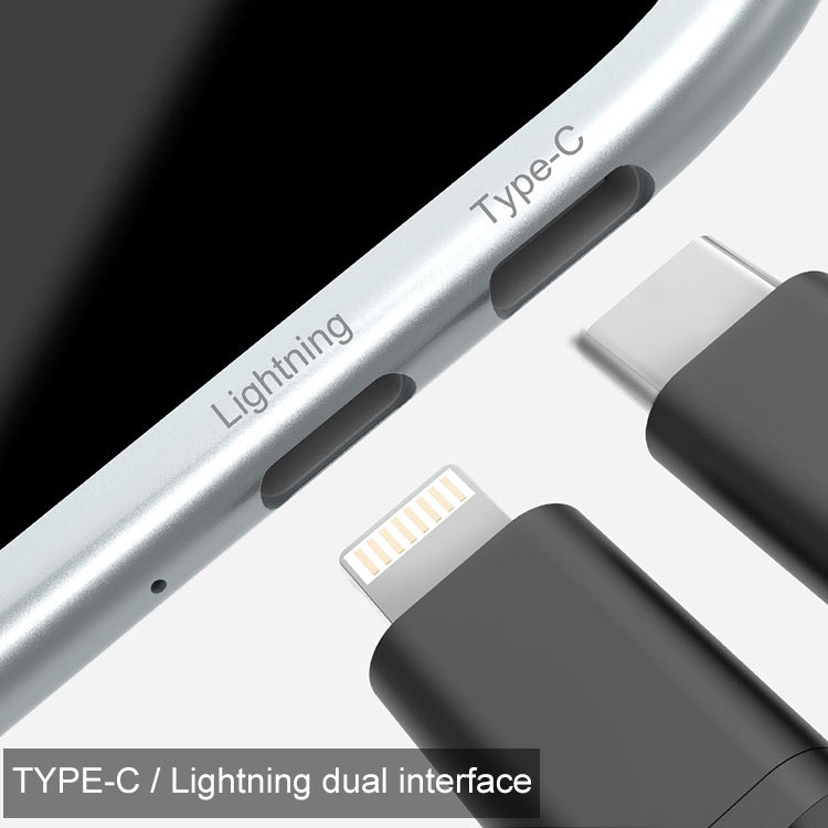 F1 Qi Standard Quick Wireless Charger 7.5W / 10W, For iPhone, Galaxy, Xiaomi, Google, LG, Apple Watch 4 & 3 & 2 & 1 and other QI Standard Smart Phones(Silver)