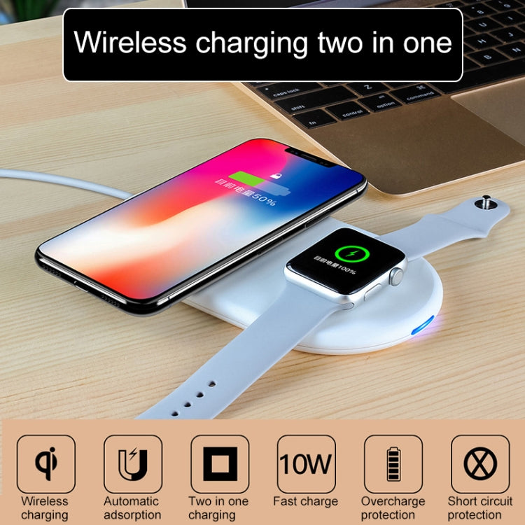 X10 Qi Standard Quick Wireless Charger 7.5W / 10W(White)