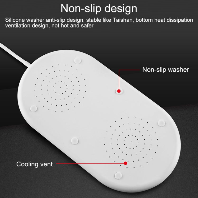 X10 Qi Standard Quick Wireless Charger 7.5W / 10W(White)