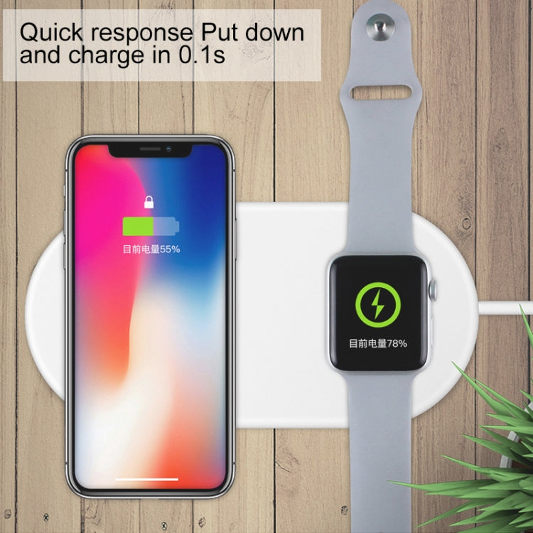 X10 Qi Standard Quick Wireless Charger 7.5W / 10W(White)