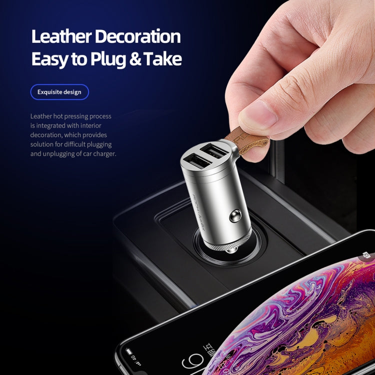 ROCK AutoBot 24W 2.4A Output Dual USB Smart Car Charger