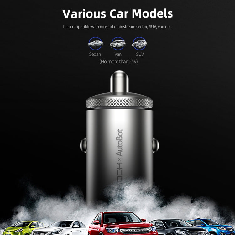 ROCK AutoBot 24W 2.4A Output Dual USB Smart Car Charger
