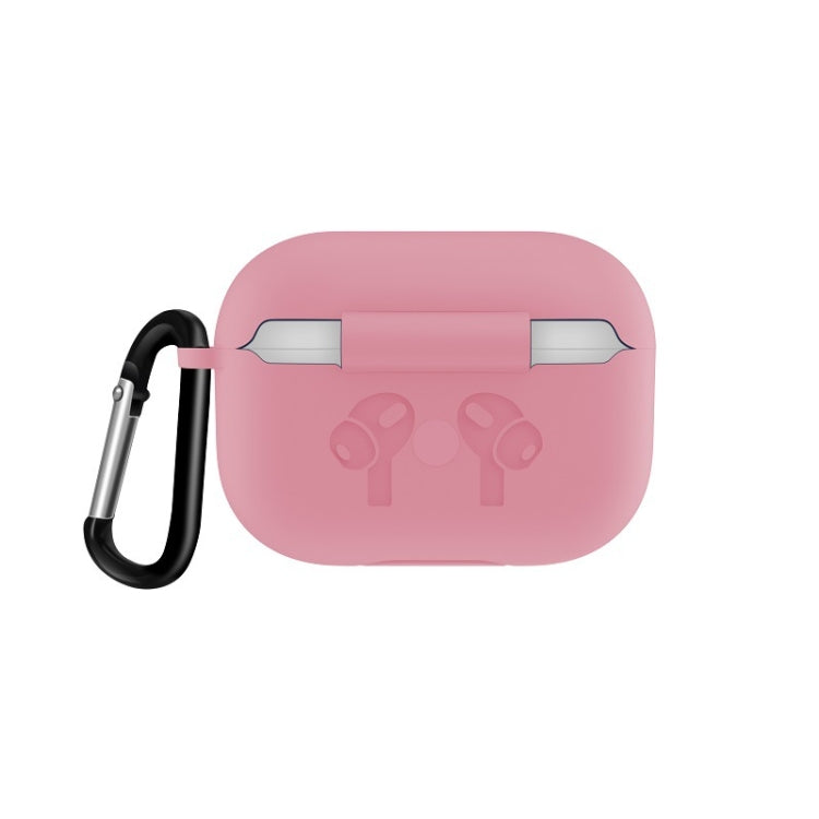 For AirPods Pro Silicone Flip Cover Earphone Protective Case with Anti-drop Buckle