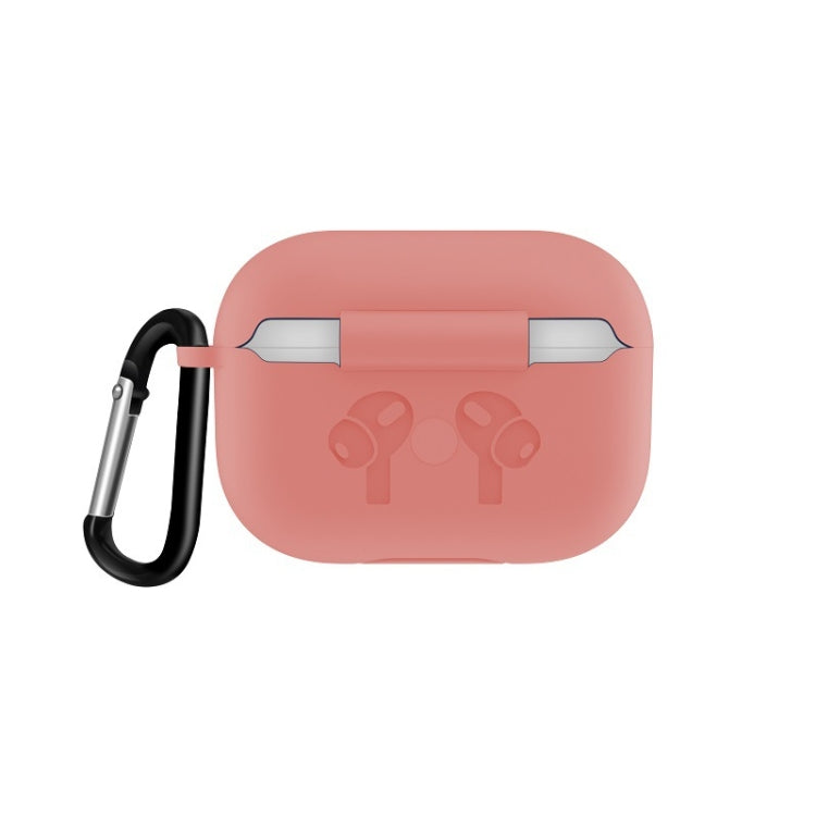 For AirPods Pro Silicone Flip Cover Earphone Protective Case with Anti-drop Buckle